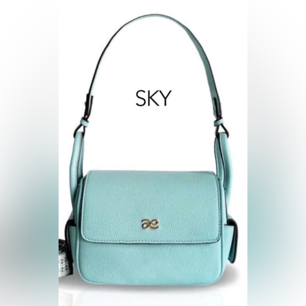Size 18 PU House of Little Bunny Treasure Bag in Sky Color - 2 straps